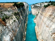 Canalul Corinth Grecia