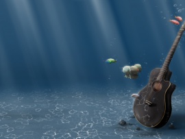 Chitara pe fundul oceanului (click to view)