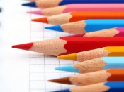 Creioane ascutite colorate
