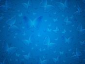 Fluturasi 3D albastru