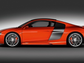 Lateral Audi R8 rosu (click to view)
