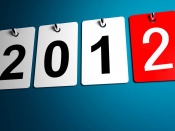 New Year 2012 calendar