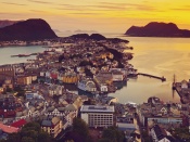 Orasul Alesund Norvegia