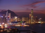 Orasul Hong Kong China