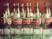Sticle goale Coca Cola
