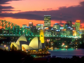 Sydney frumos luminat (click to view)